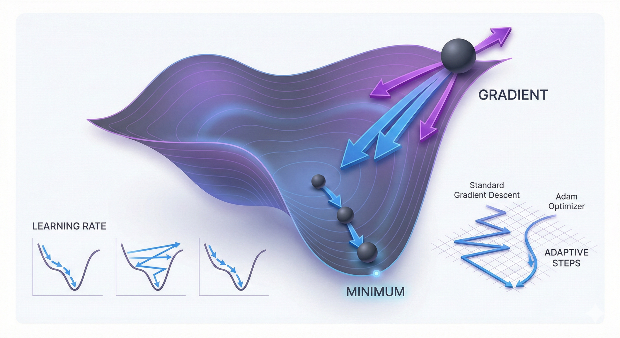 Gradient Descent Optimization Process