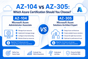 AZ-104 vs AZ-305: Which Azure Certification Should You Choose?