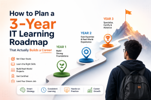 How to Plan a 3-Year IT Learning Roadmap That Actually Builds a Career